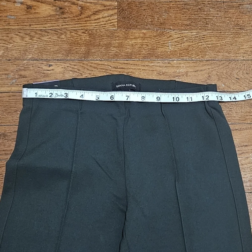 BANANA REPUBLIC Ponte Pant, women's green, size XS